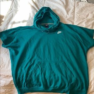 Nike tshirt hoodie, oversized fit, size M